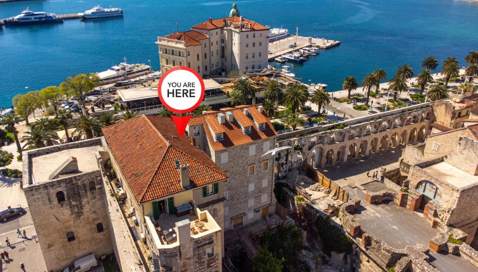 Diocletian Tower - Bella Vista & Palazzo Split Exterior photo